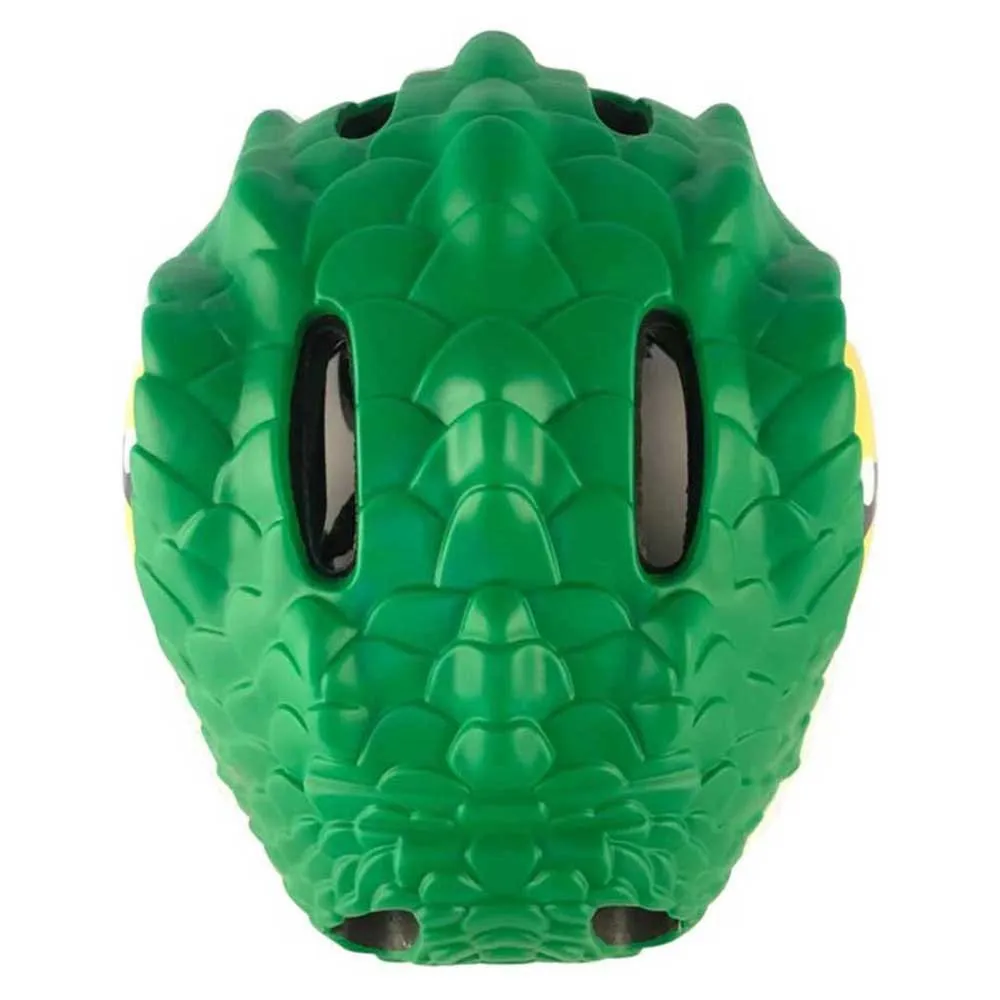 Crazy Safety Crocodile Juniorhjälm, Green