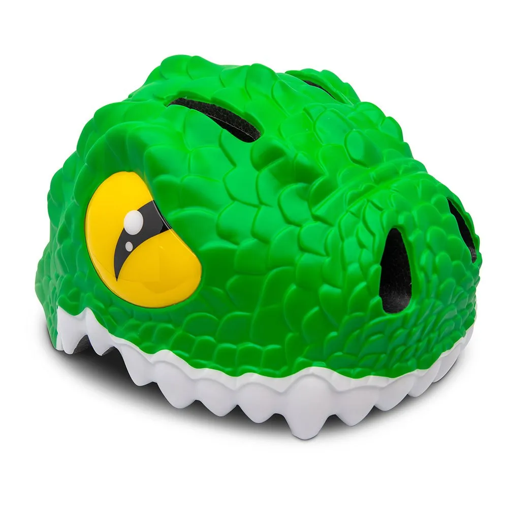 Crazy Safety Crocodile Juniorhjälm, Green