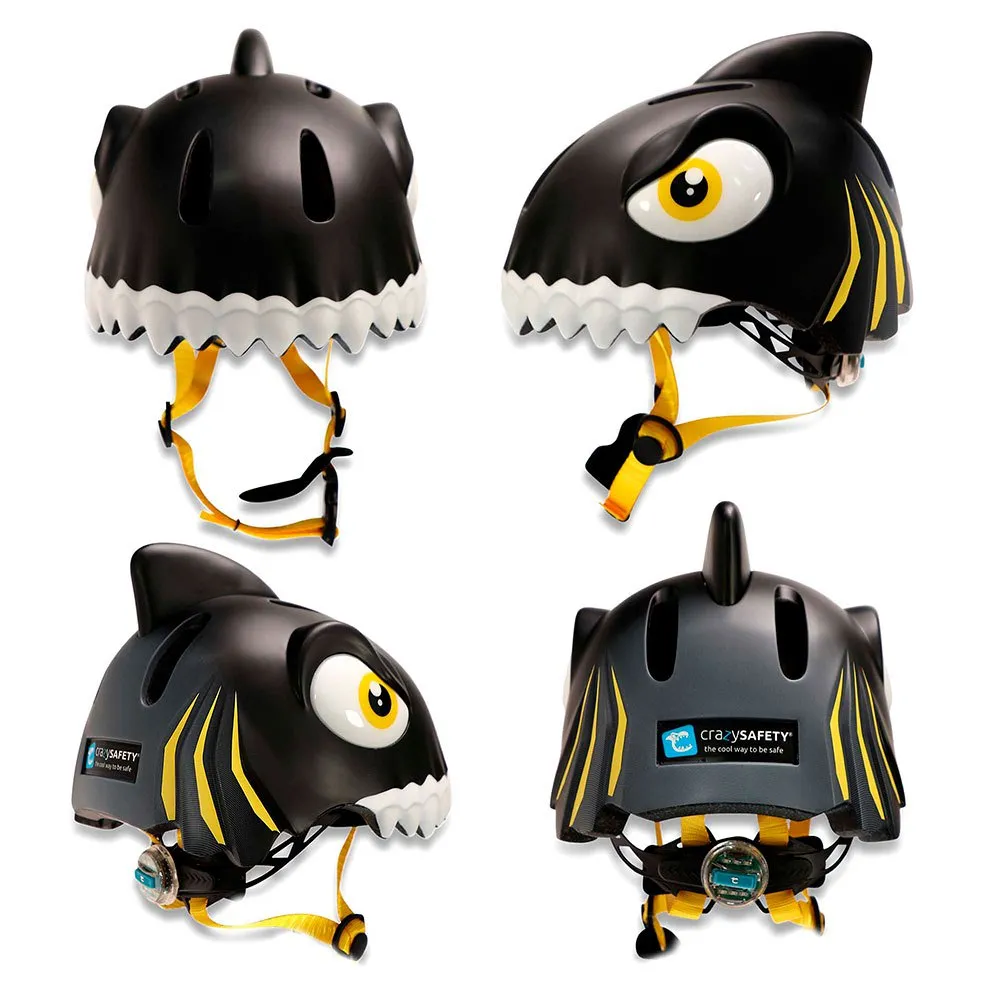 Crazy Safety Juniorhjälm, Black