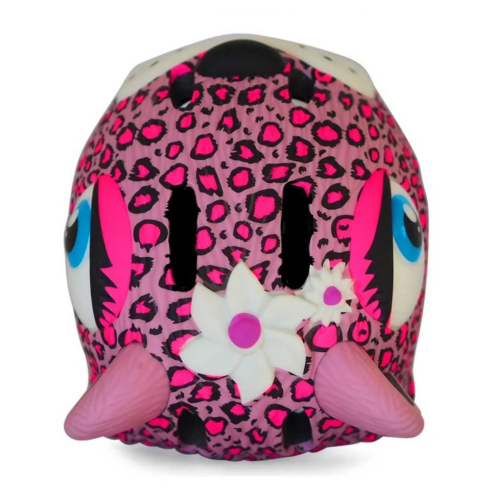 Crazy Safety Leopard Juniorhjälm, Pink Crazy Safety Leopard Juniorhjälm, Pink