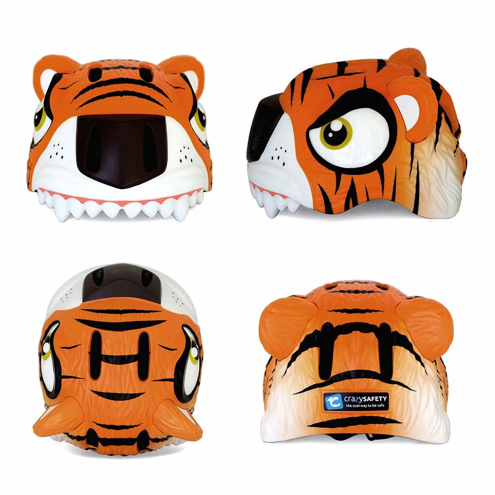 Crazy Safety Tiger Juniorhjälm, Orange