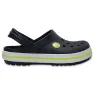Crocs Kids' Crocband Clog, Navy/Citrus, 19-20