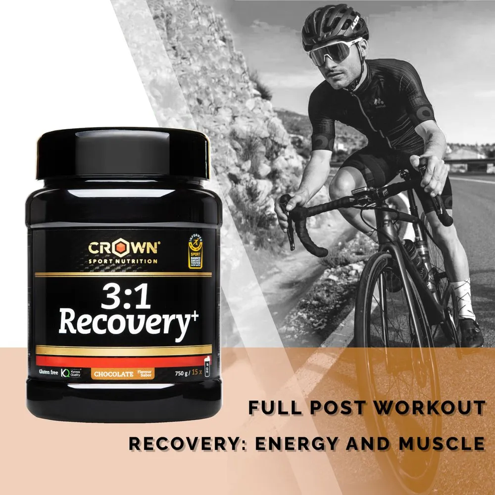Crown Sport Nutrition 3:1 Recovery+ Återhämtningsdos I Ask Choklad 50g 10 Enheter, Black, One Size Crown Sport Nutrition 3:1 Recovery+ Återhämtningsdos I Ask Choklad 50g 10 Enheter, Black, One Size