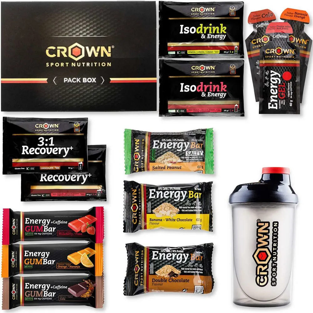 Crown Sport Nutrition Endurance Tester 3.0 Cocktailshakerset 500ml, Black, One Size