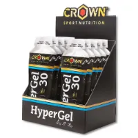 Crown Sport Nutrition Hyper 30 Hydro Neutral Låda Med Energigeler 75g 10 Enheter