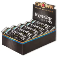Crown Sport Nutrition Hyper 45 Energibar Låda Neutral Smak 60g 10 Enheter