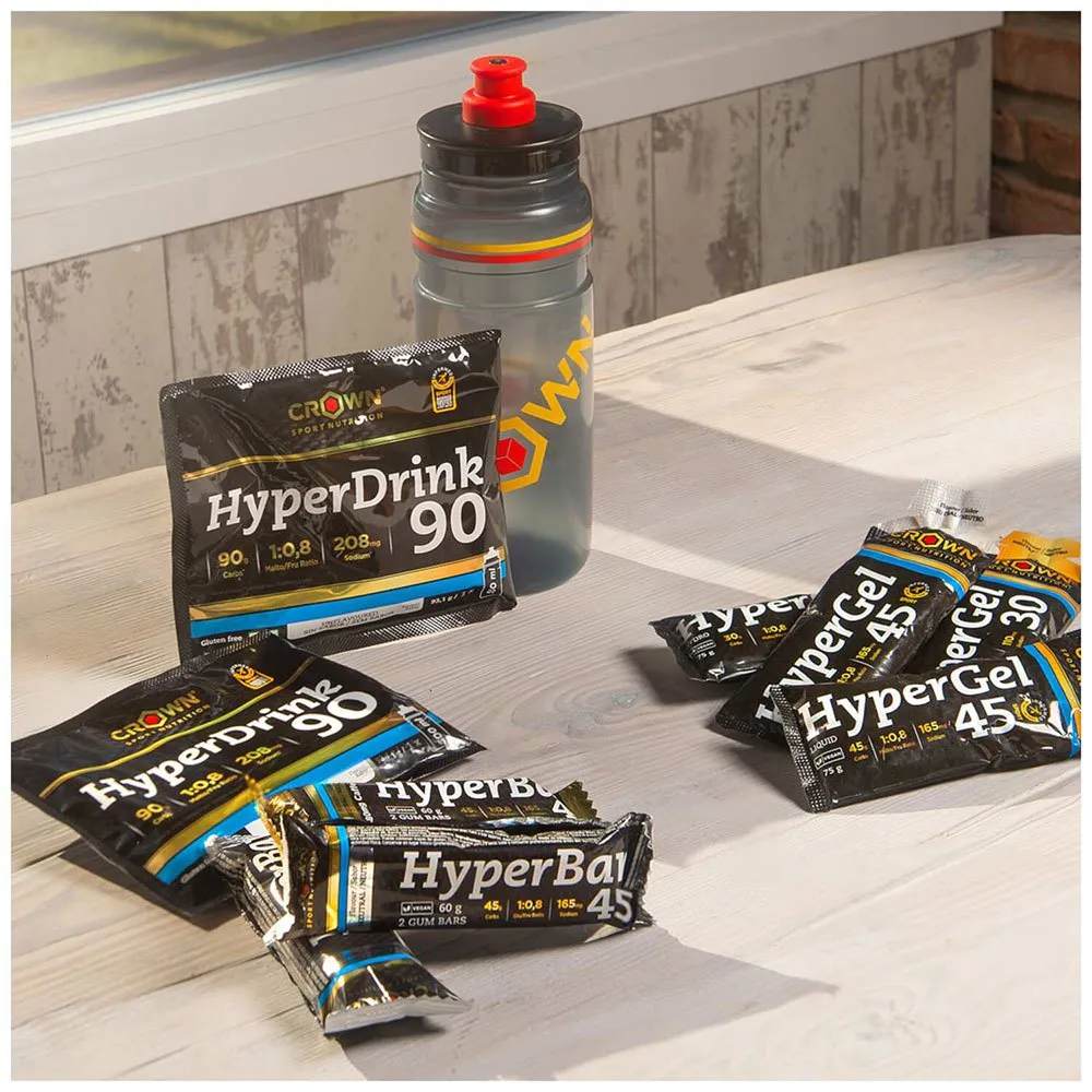Crown Sport Nutrition Hyper Eenergy Tester Flaskset 550ml, Black, One Size Crown Sport Nutrition Hyper Eenergy Tester Flaskset 550ml, Black, One Size