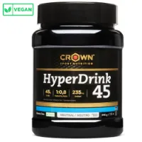 Crown Sport Nutrition Hyperdrink 45 Energidryckspulver Neutral Smak 846g