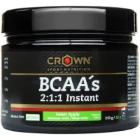 Crown Sport Nutrition Instant Bcaa-pulver Grönt äpple 210g Crown Sport Nutrition Instant Bcaa-pulver Grönt äpple 210g