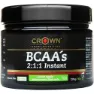 Crown Sport Nutrition Instant Bcaa-pulver Grönt äpple 210g, Black, One Size