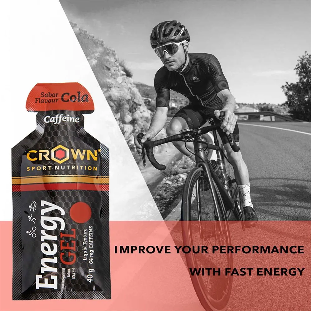 Crown Sport Nutrition Låda Med Energigeler 40g 12 Enheter