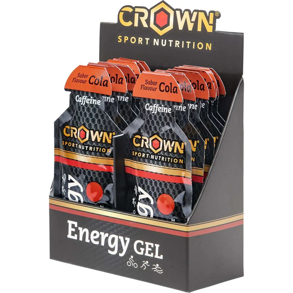 Crown Sport Nutrition Låda Med Energigeler 40g 12 Enheter