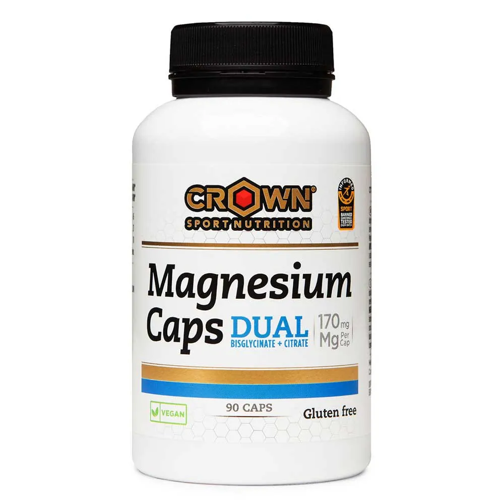 Crown Sport Nutrition Magnesium Dual Vegan Kapslar 90 Enheter, Multicolor, One Size
