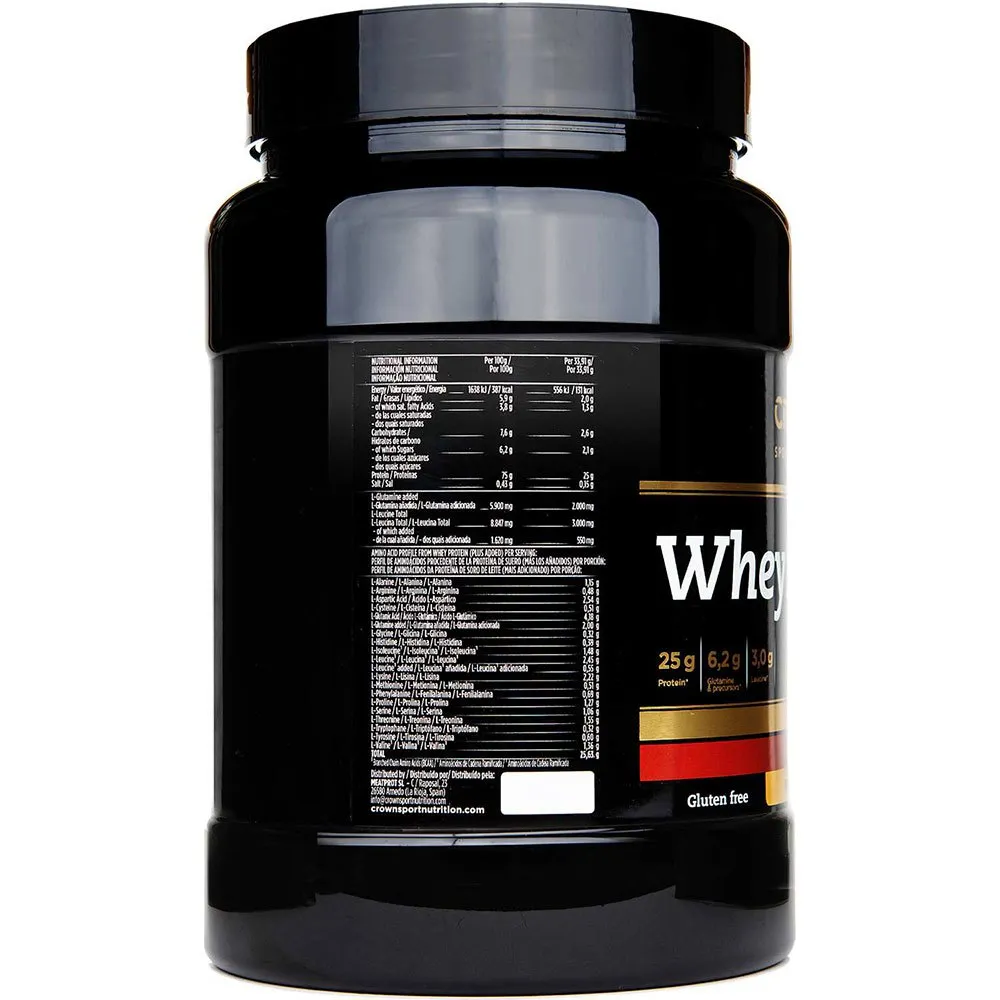 Crown Sport Nutrition Plus Vassleprotein Våfflor 848g, Black, One Size