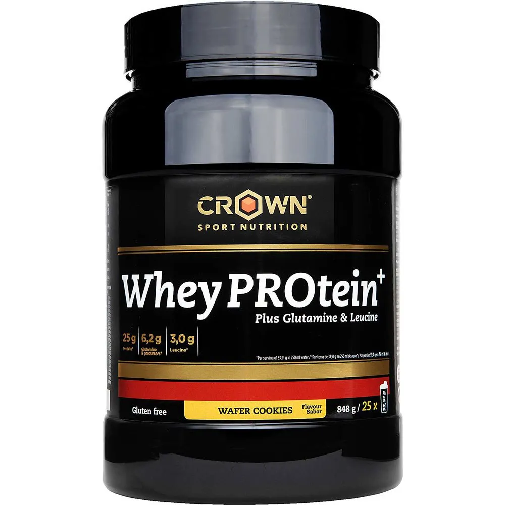 Crown Sport Nutrition Plus Vassleprotein Våfflor 848g, Black, One Size