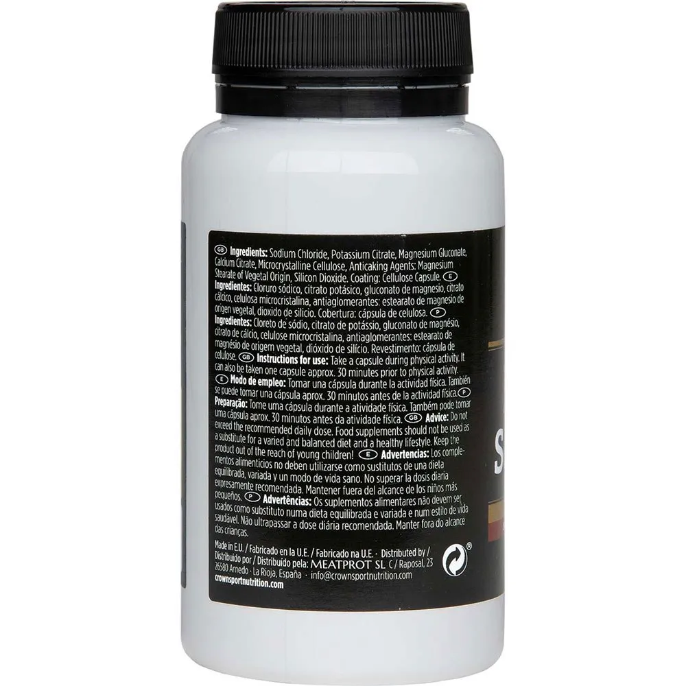 Crown Sport Nutrition Pro Salt Kapslar 60 Enheter, Black / white, One Size