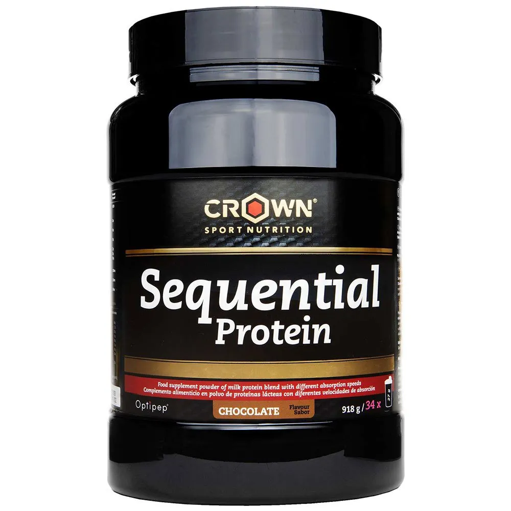 Crown Sport Nutrition Sequential Proteinpulver För Dryck Choklad 918g, Black, One Size Crown Sport Nutrition Sequential Proteinpulver För Dryck Choklad 918g, Black, One Size