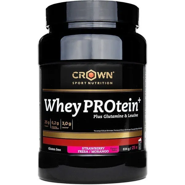 Crown Sport Nutrition Vassleprotein Jordgubbe 834g, Clear, One Size