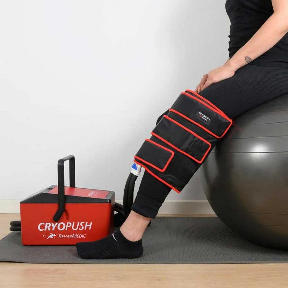 Cryopush 360° Knäskydd För Kryoterapi, Black / red, One Size
