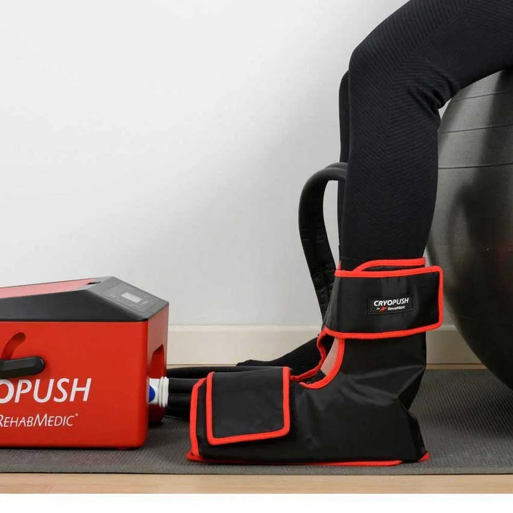 Cryopush Ankelstöd För Kryoterapi, Black / red, One Size