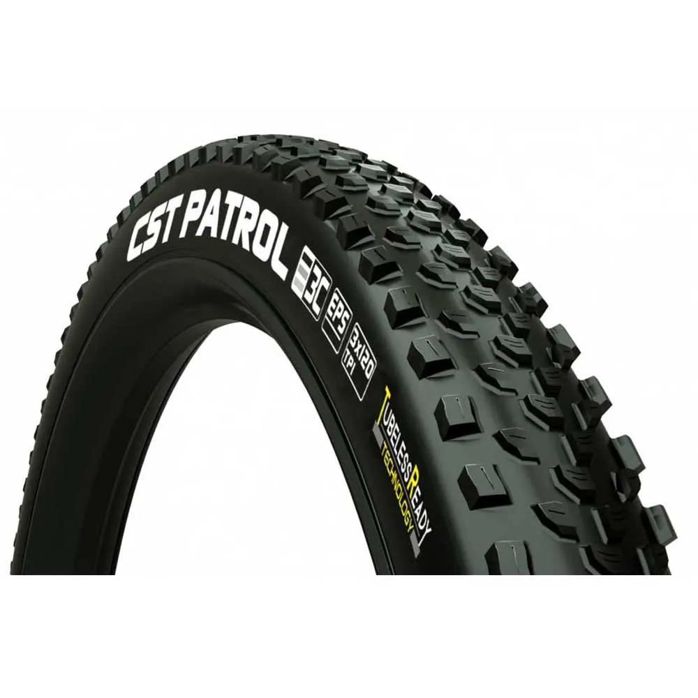 CST Patrol 60 Tpi Tubeless 29´´ X 2.25 Styv Mtb-däck, Black, 29" x 2.25 CST Patrol 60 Tpi Tubeless 29´´ X 2.25 Styv Mtb-däck, Black, 29" x 2.25