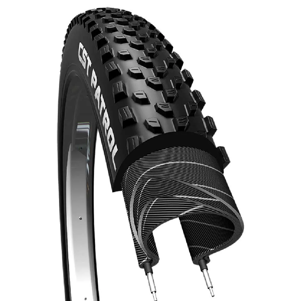 CST Patrol C1846 E-bike 27.5´´ X 2.60 Styv Mtb-däck, Black, 27.5" x 2.60