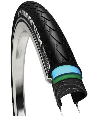 CST Platinum Protec C-1920 Hybriddäck, Black, 700C x 38