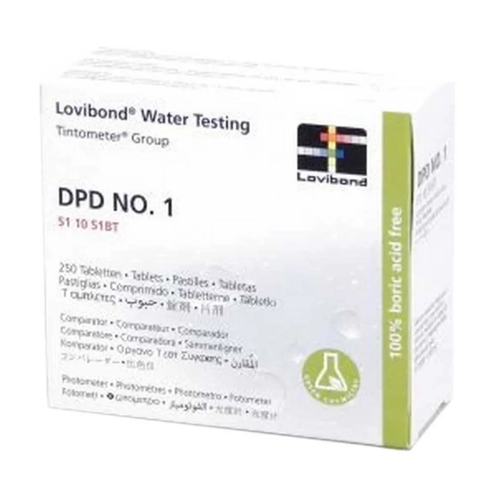 Ctx 03009 Dpd Nr 1 Extra Reagenser För Fotometrar 250 Enheter unisex, Multicolour, One Size