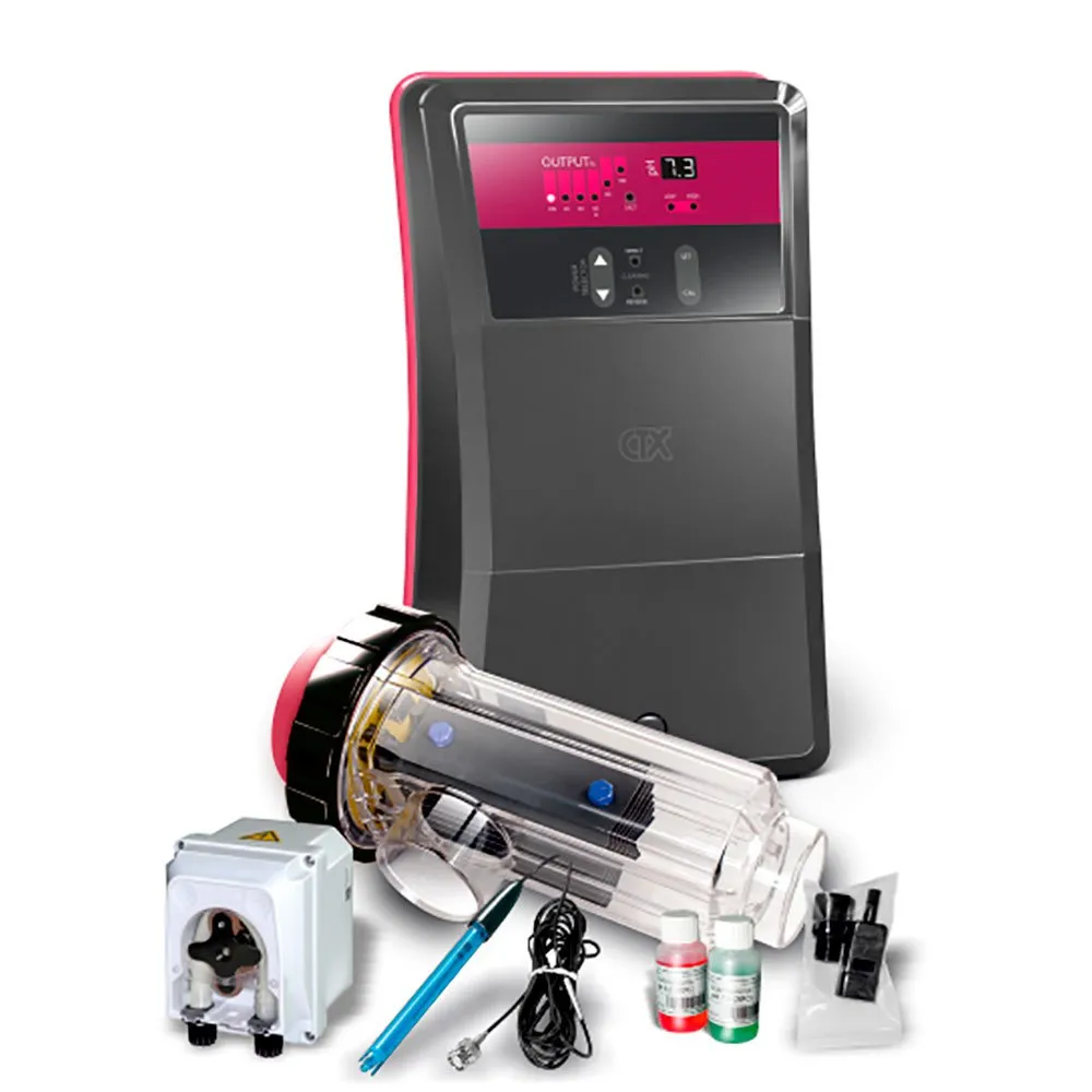 Ctx Go Salt Ph21 Gr Cl2/h 100m³ Salt Elektrolysutrustning unisex, Grey / fuchsia, One Size
