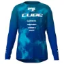 Cube Actionteam Långärmad Endurotröja, Blue / green, 3XL