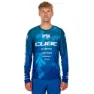 Cube Actionteam Långärmad Endurotröja, Blue / green, 3XL