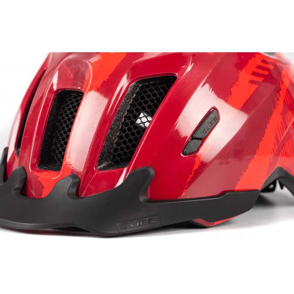 Cube Ant Mtb-hjälm, Red splash Cube Ant Mtb-hjälm, Red splash