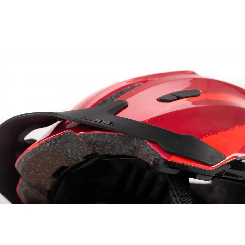 Cube Ant Mtb-hjälm, Red splash Cube Ant Mtb-hjälm, Red splash