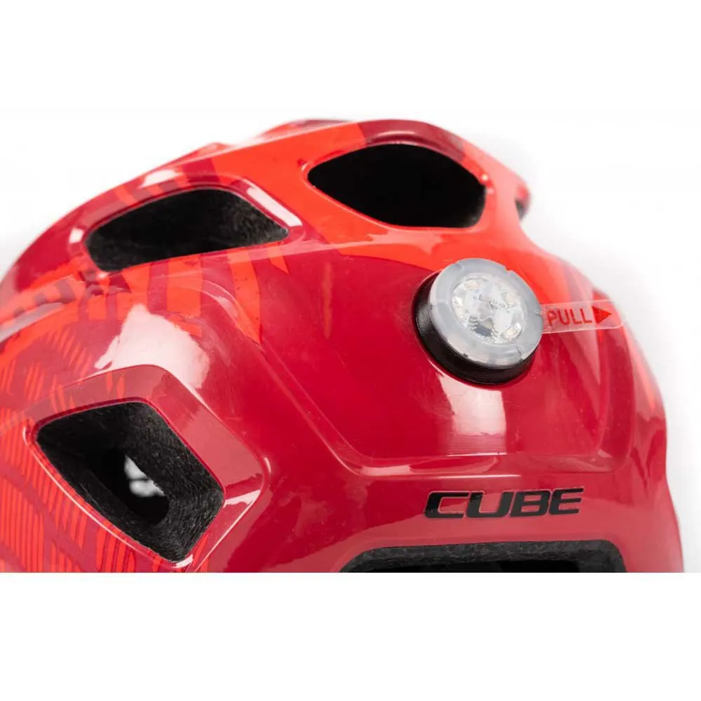 Cube Ant Mtb-hjälm, Red splash Cube Ant Mtb-hjälm, Red splash