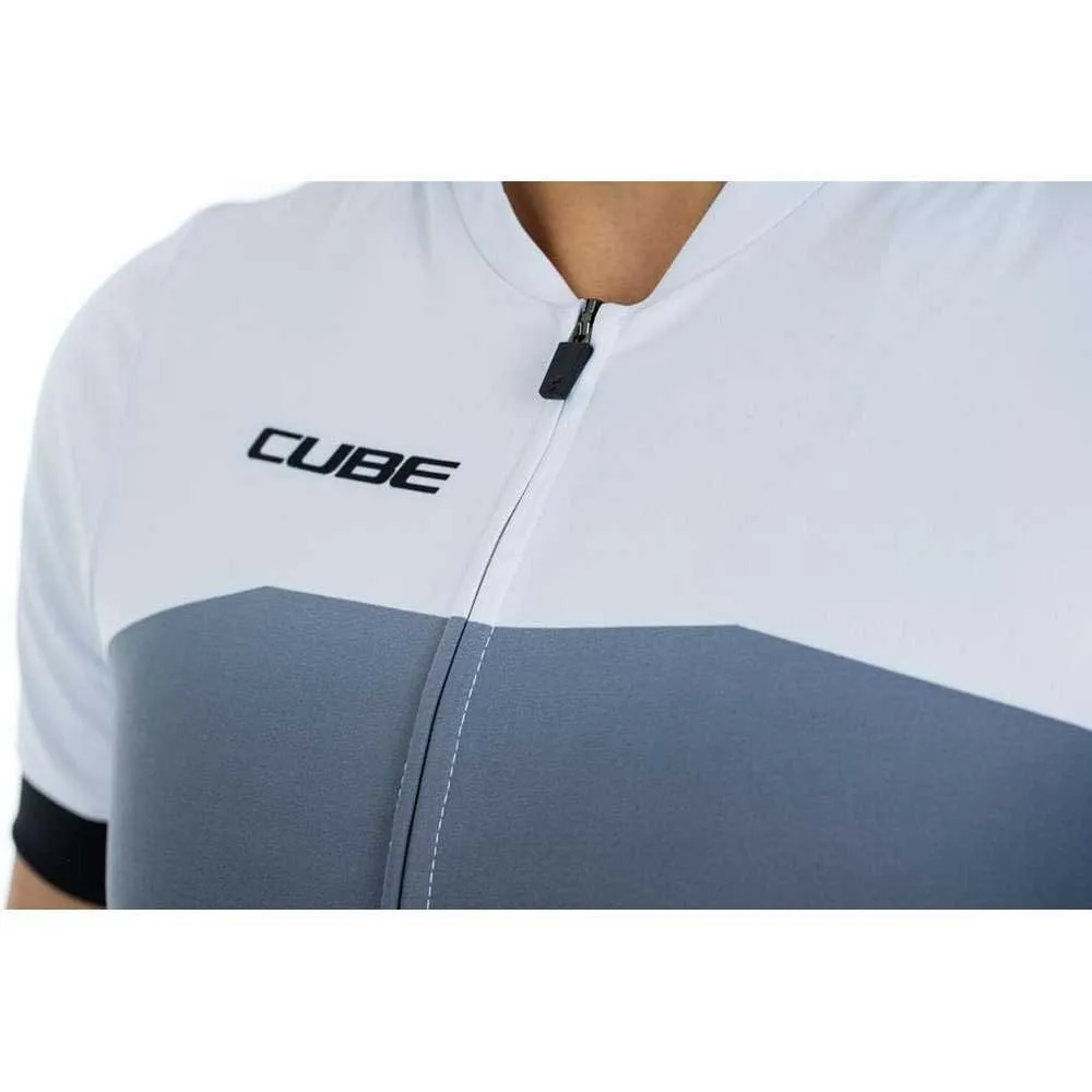 Cube Atx Korta ärmar Cykeltröja, Black / white, 3XL