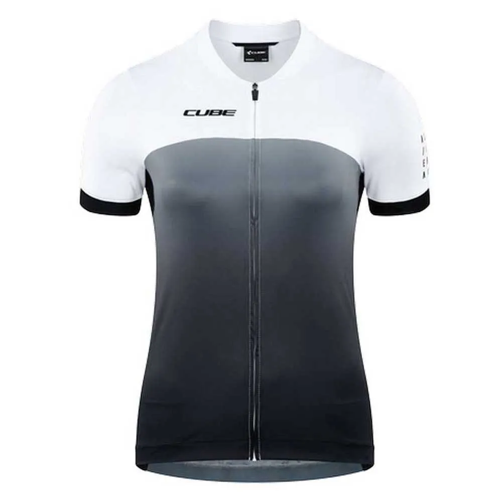 Cube Atx Korta ärmar Cykeltröja, Black / white, 3XL