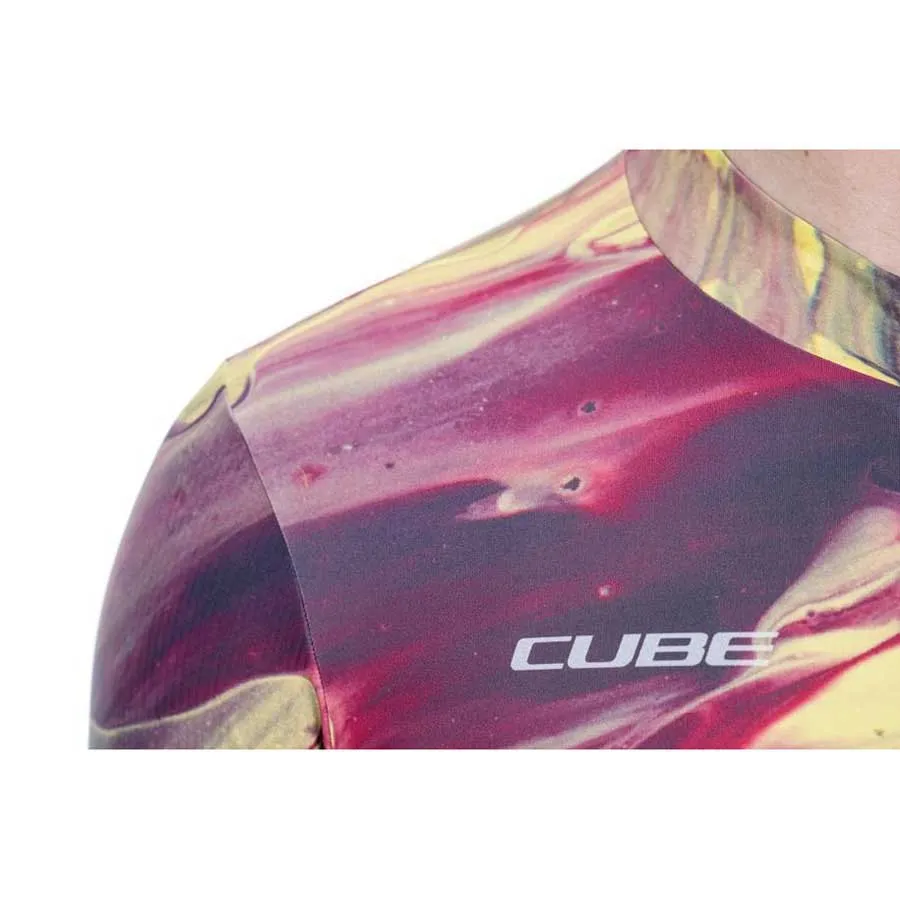 Cube Blackline Art Korta ärmar Cykeltröja