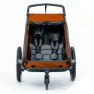 Cube Cmpt X Actionteam Double Cykelkärra, Grey / orange, One Size