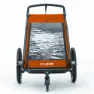Cube Cmpt X Actionteam Double Cykelkärra, Grey / orange, One Size