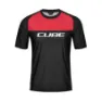Cube Edge Kortärmad Endurotröja, Black / Red, S