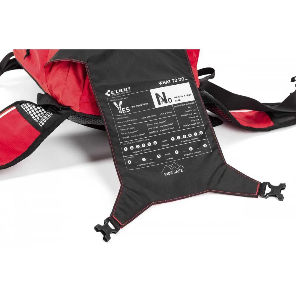 Cube Edge Trail 16l Ryggsäck, Red, One Size