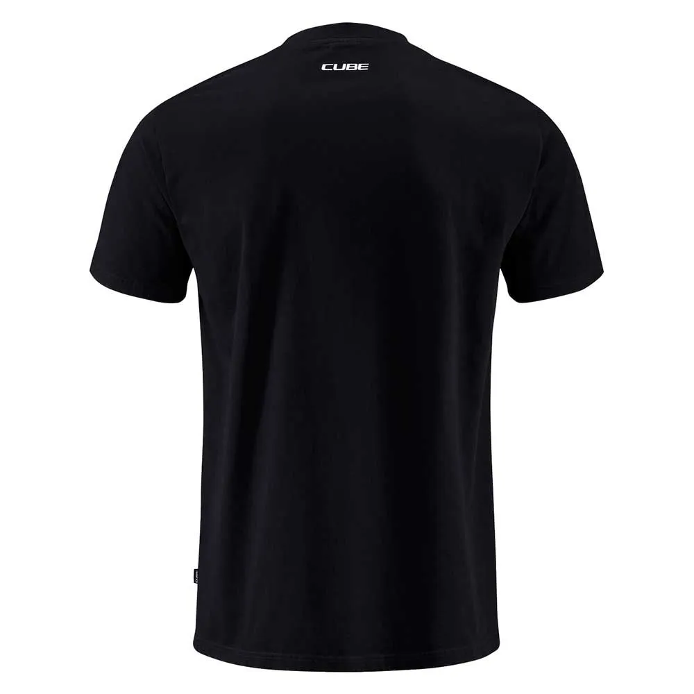 Cube Organic Actionteam Gty Fit T-shirt Med Korta ärmar, Black / white, XS