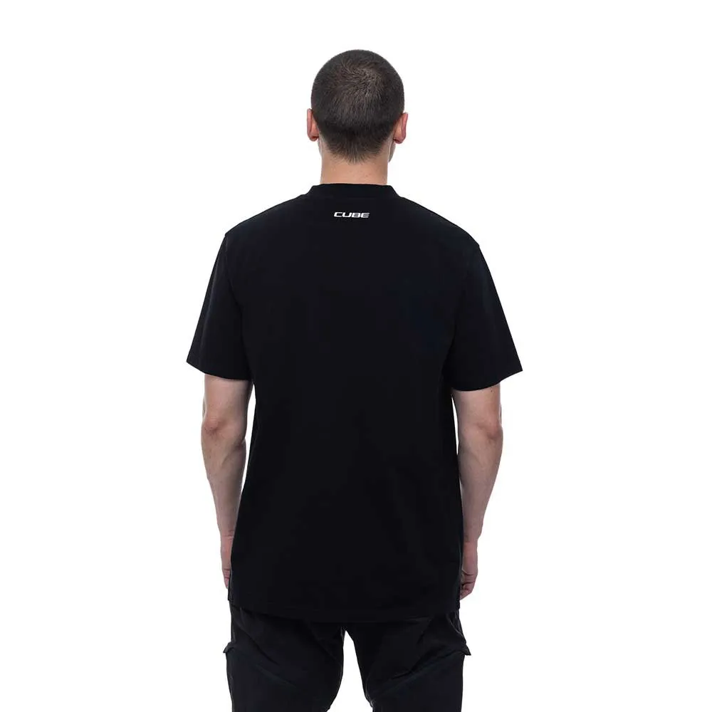 Cube Organic Actionteam Gty Fit T-shirt Med Korta ärmar, Black / white, XS