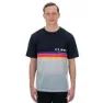 Cube Organic Logo Stripes T-shirt Med Korta ärmar, Grey melange / black, M