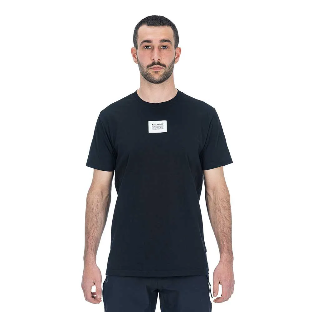 Cube Organic Logowear Gty Fit T-shirt Med Korta ärmar, Black, XXL