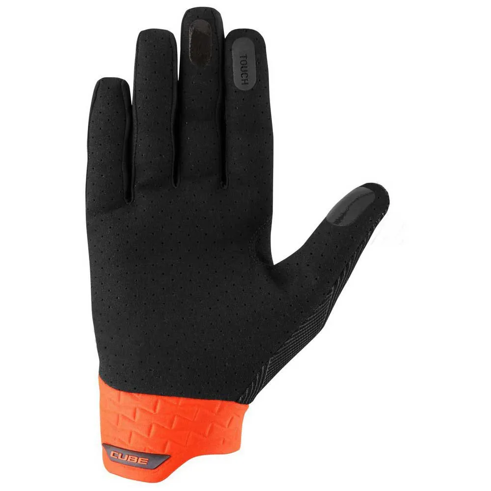 Cube Performance Actionteam Handskar, Black / orange Cube Performance Actionteam Handskar, Black / orange