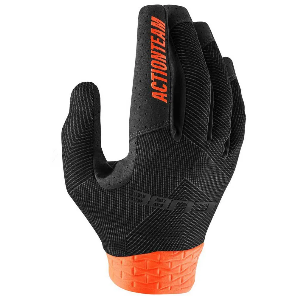 Cube Performance Actionteam Handskar, Black / orange Cube Performance Actionteam Handskar, Black / orange