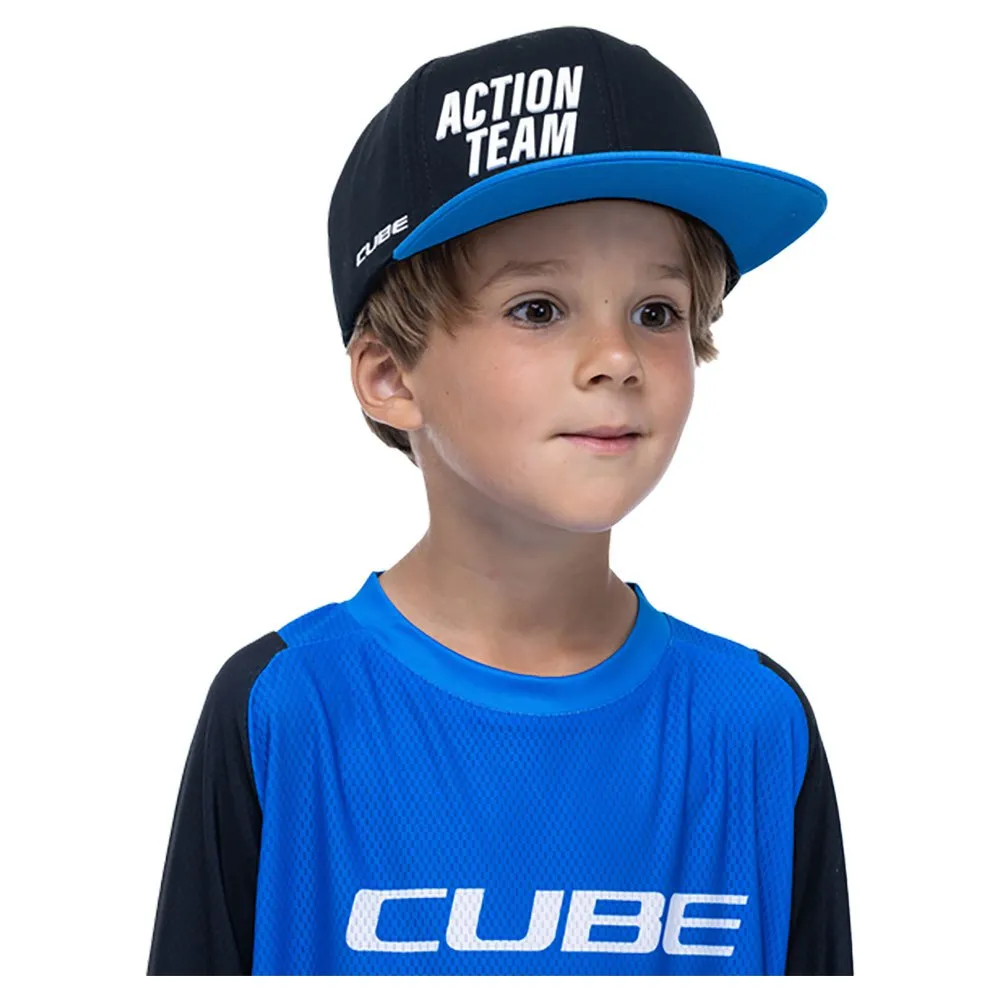 Cube Rookie X Actionteam Keps, Black / blue