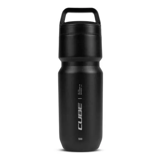 Cube Stainless Steel Arc Insulated 500ml Vattenflaska, Black, One Size Cube Stainless Steel Arc Insulated 500ml Vattenflaska, Black, One Size