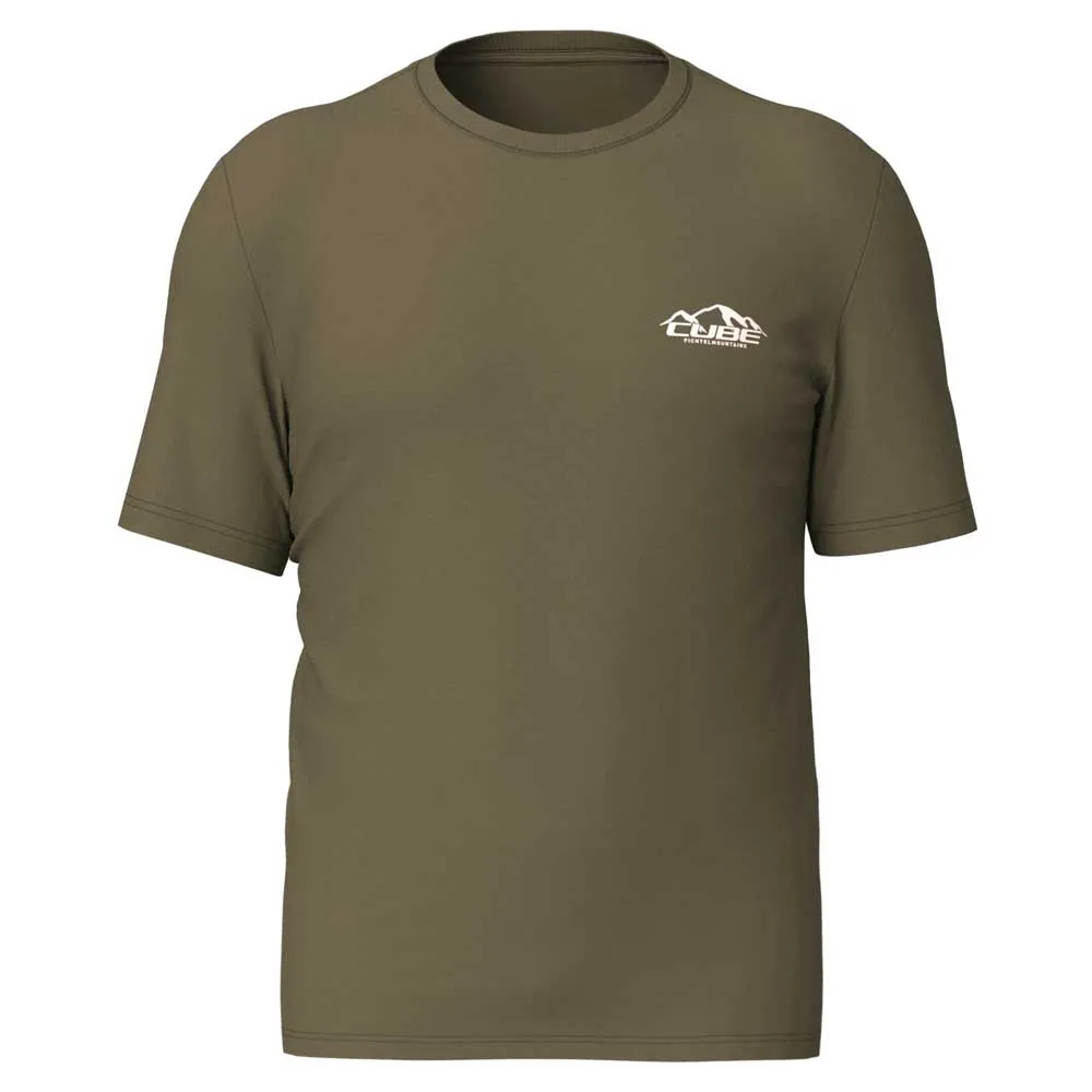 Cube Sunrise T-shirt Med Korta ärmar, Olive, 3XL Cube Sunrise T-shirt Med Korta ärmar, Olive, 3XL